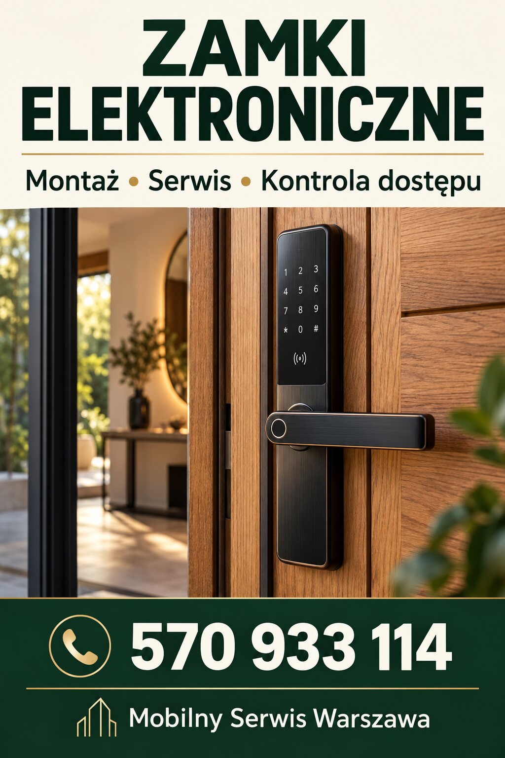 Plakat Zamki elektroniczne, 570 933 114